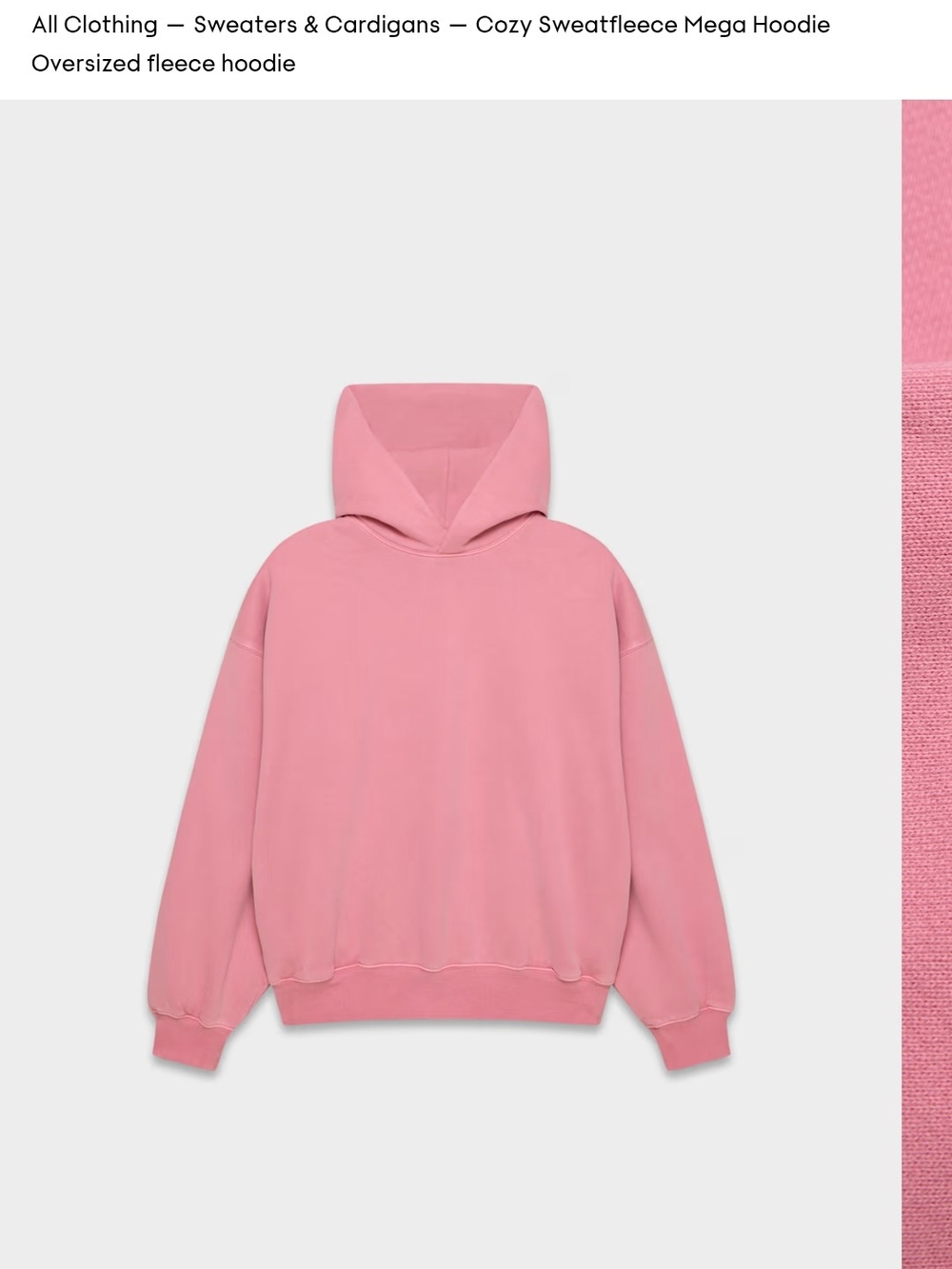 Aritizia Cozy Sweatfleece Hoodie Size Small
